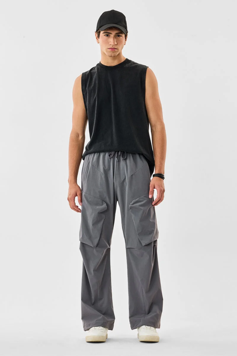 SNITCH Loose Fit Stretch Cargo Pants